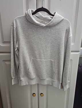 ⚜️Women's Light Gray Pullover Hoodie with Kangaroo Pocket